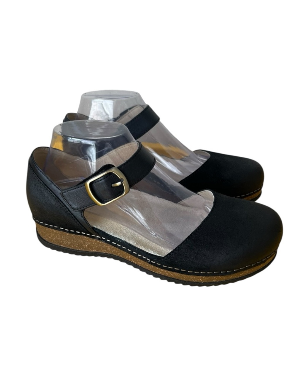 Dansko Mae Black Burnished Suede Mary Jane shoes US9 - Picture 6 of 12